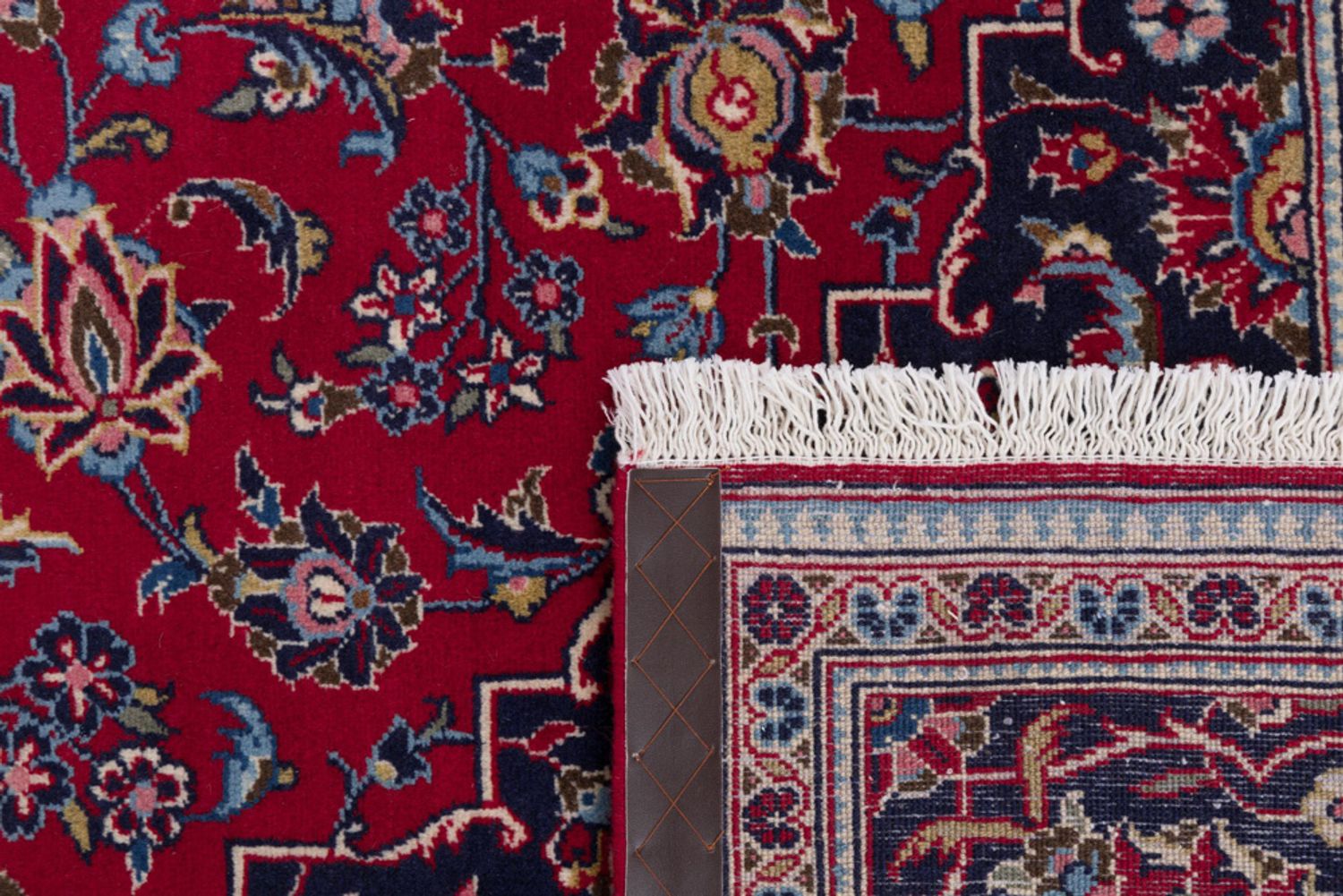 Alfombra persa - Keshan - 312 x 200 cm - rojo