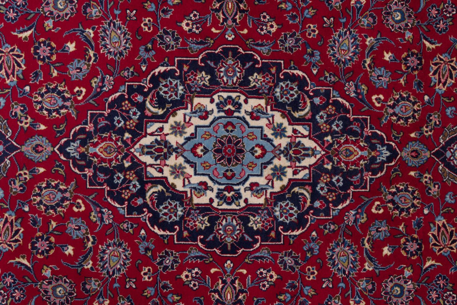 Alfombra persa - Keshan - 312 x 200 cm - rojo