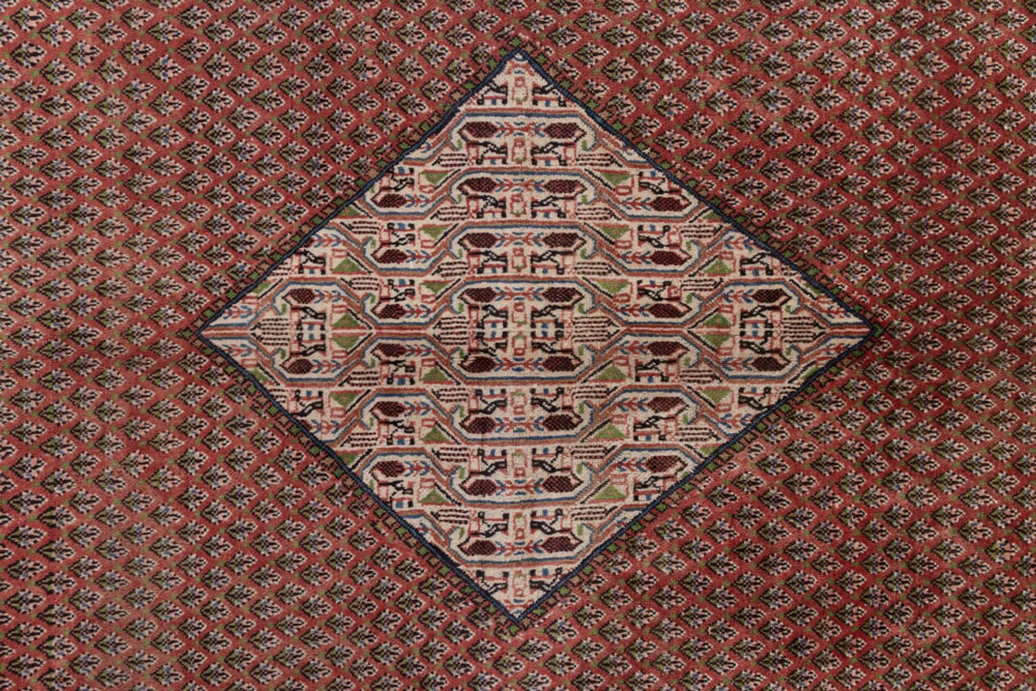 Perský koberec - Mir - 360 x 265 cm - tmavě béžová