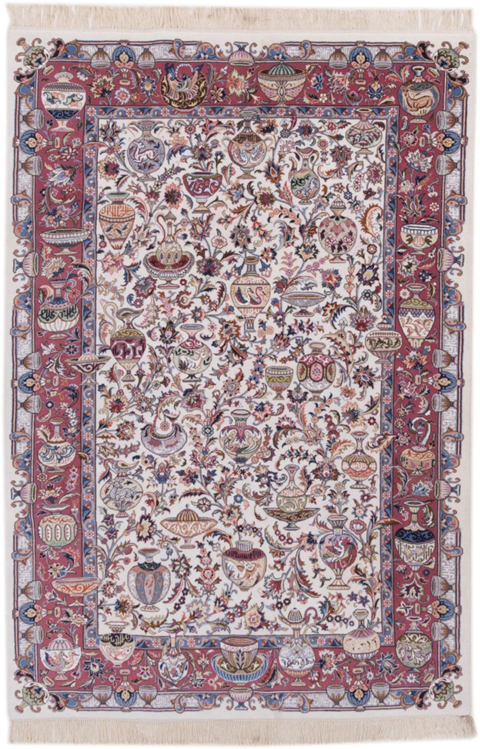 Alfombra persa - Nómada - 305 x 200 cm - crema