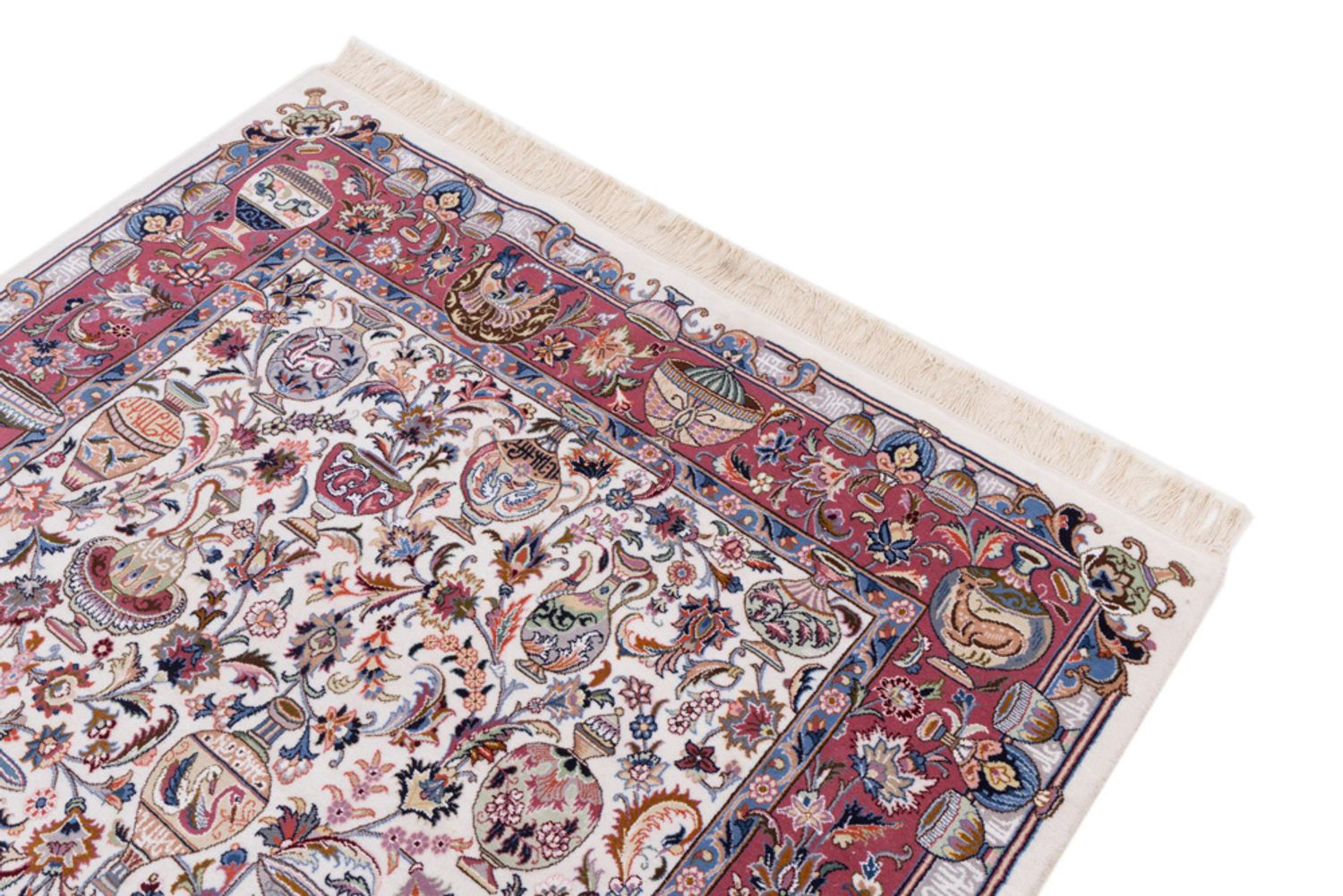 Alfombra persa - Nómada - 305 x 200 cm - crema