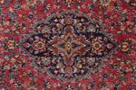 Alfombra persa - Keshan - 300 x 195 cm - rojo oscuro