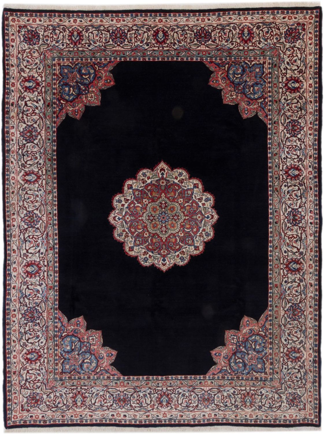 Alfombra persa - Clásica - 315 x 240 cm - azul oscuro