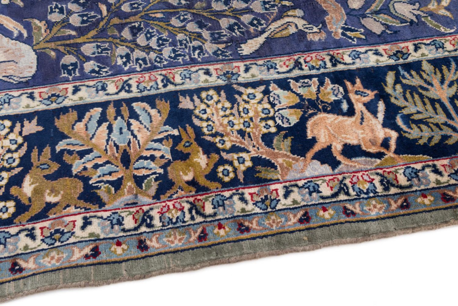 Alfombra persa - Clásica - 315 x 210 cm - azul oscuro