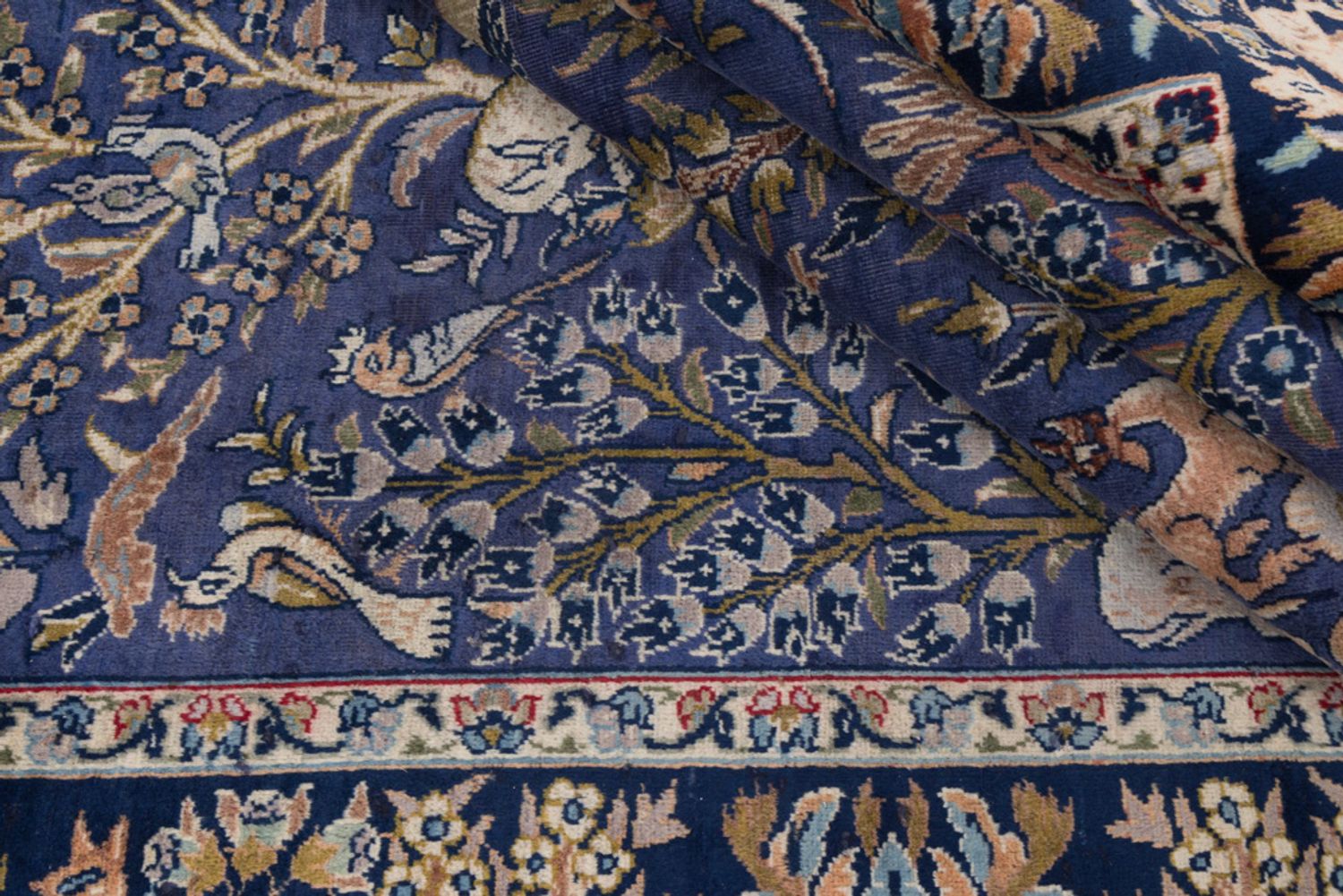 Alfombra persa - Clásica - 315 x 210 cm - azul oscuro