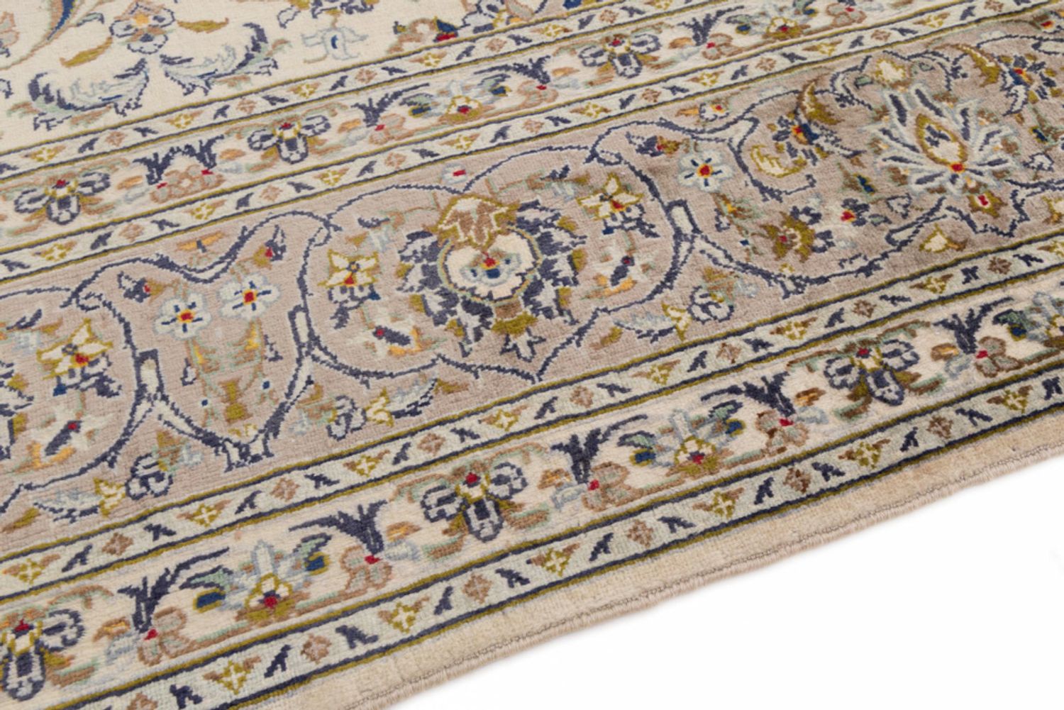 Perský koberec - Keshan - 350 x 245 cm - pískový