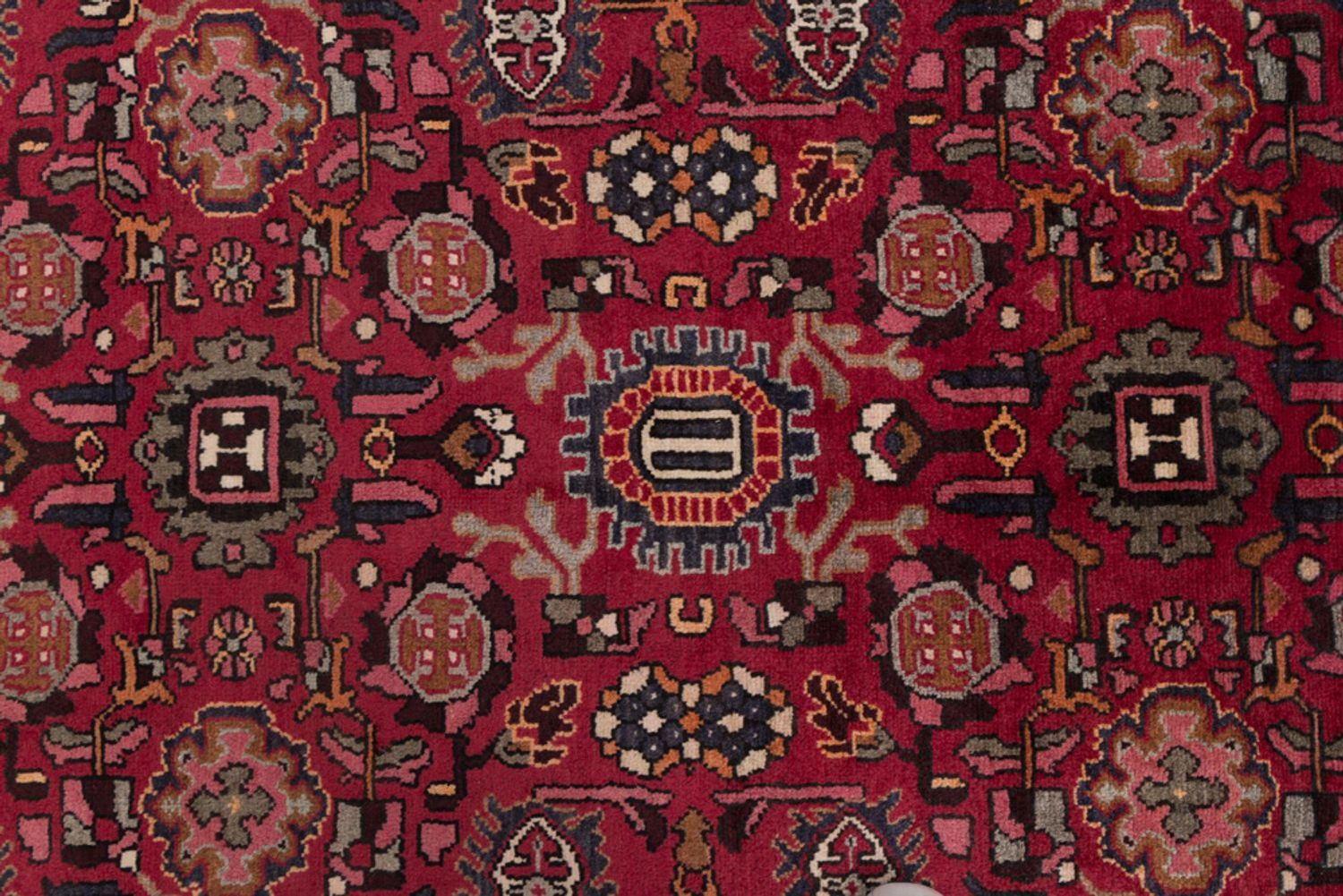 Alfombra persa - Nómada - 295 x 195 cm - rojo oscuro