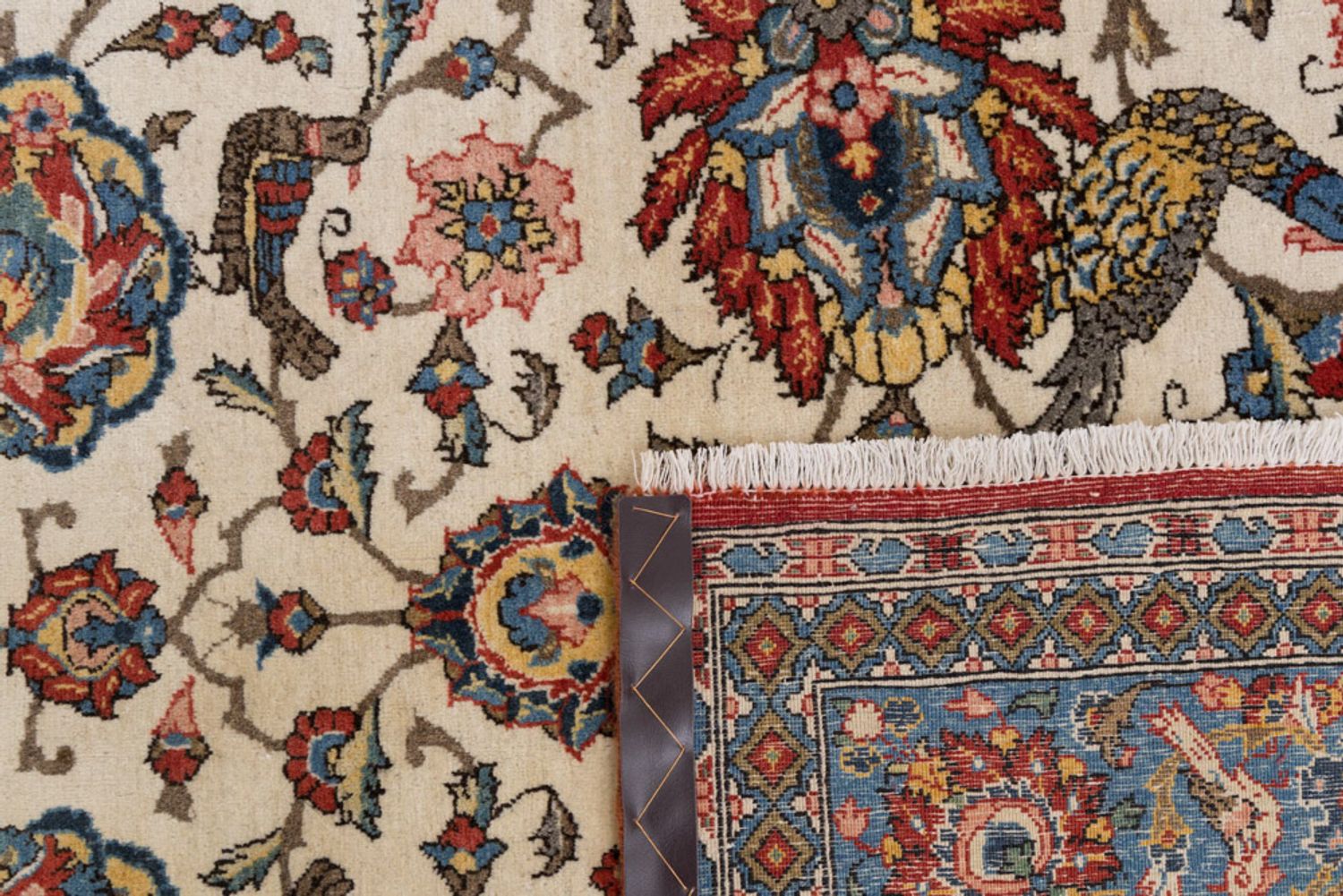 Alfombra persa - Ghom - 330 x 220 cm - arena