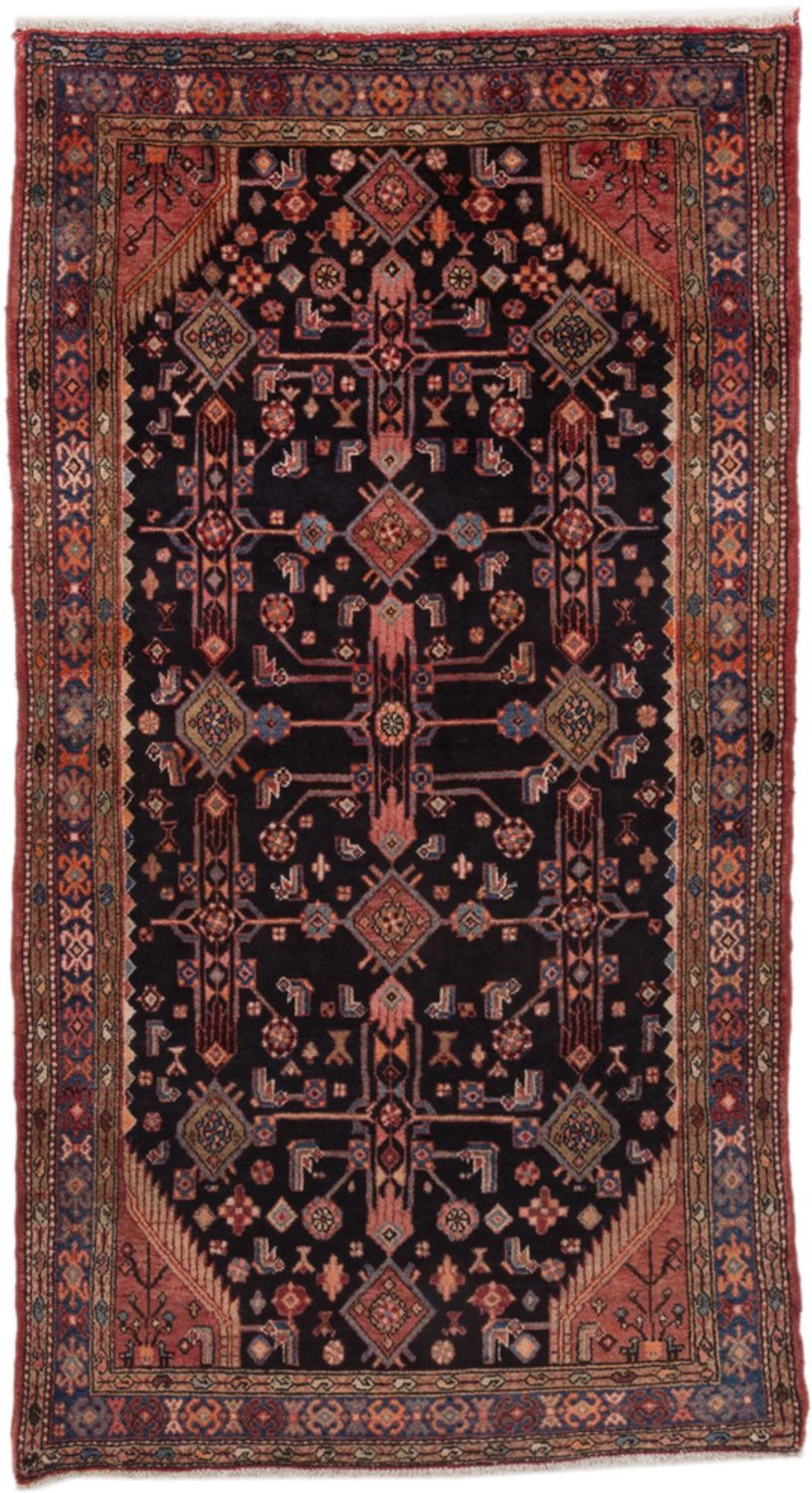 Alfombra persa - Nómada - 240 x 130 cm - azul oscuro