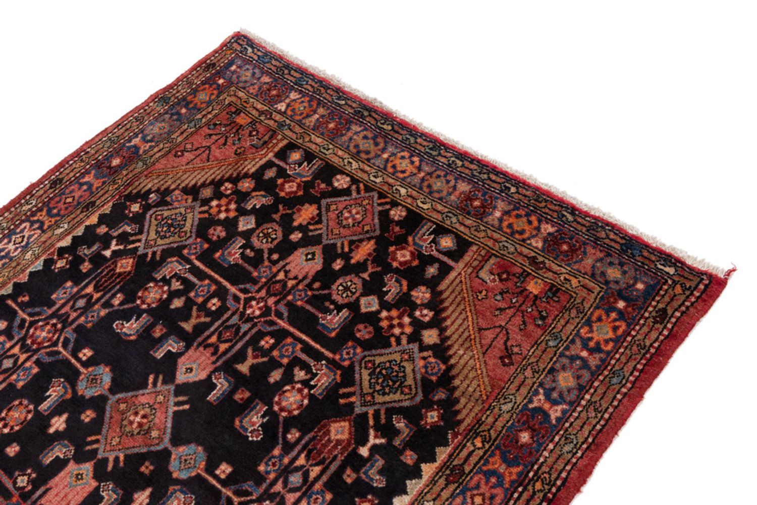 Alfombra persa - Nómada - 240 x 130 cm - azul oscuro