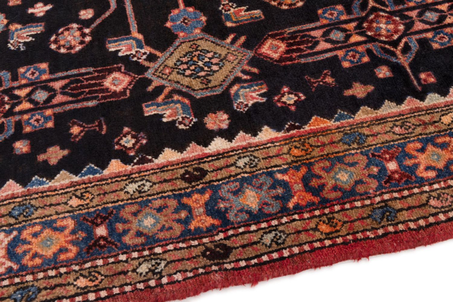 Alfombra persa - Nómada - 240 x 130 cm - azul oscuro