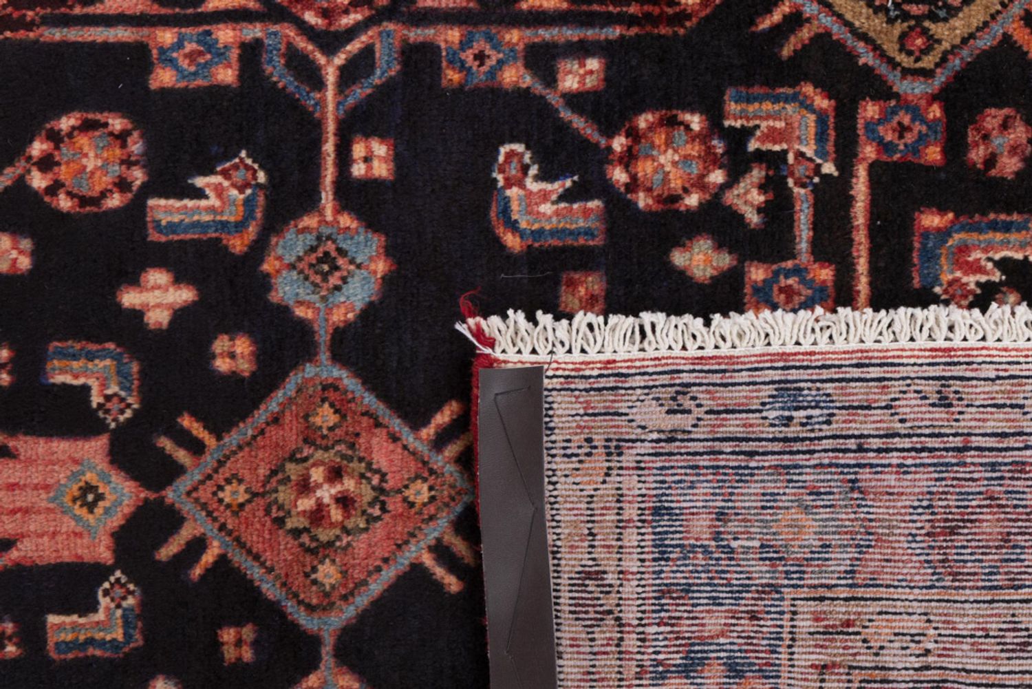 Alfombra persa - Nómada - 240 x 130 cm - azul oscuro