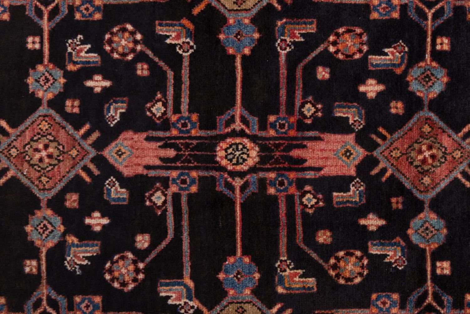 Alfombra persa - Nómada - 240 x 130 cm - azul oscuro