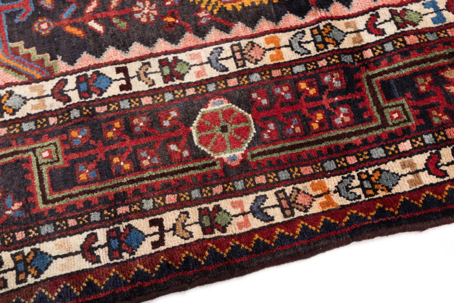 Perský koberec - Nomádský - 240 x 150 cm - rezavá