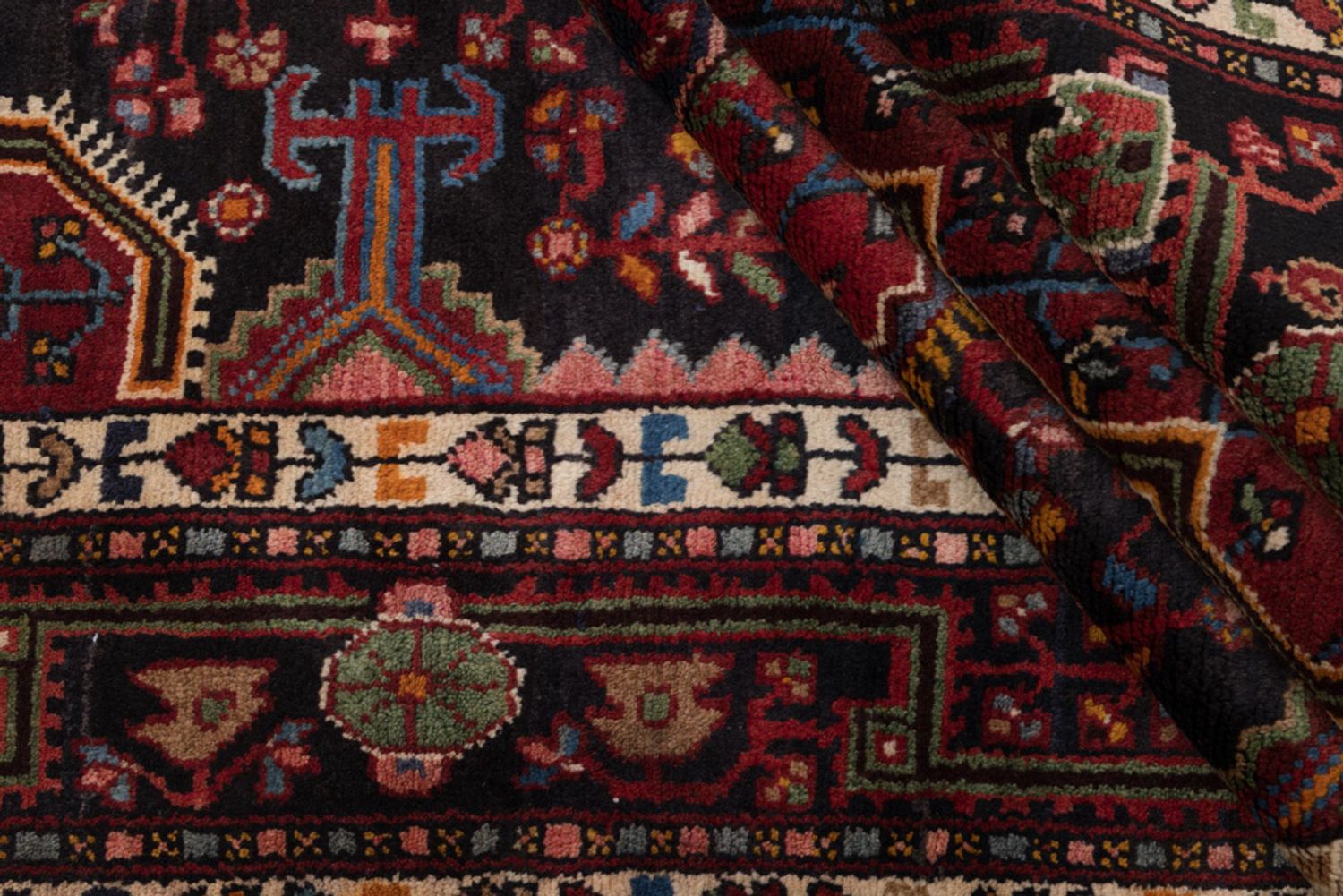 Perský koberec - Nomádský - 240 x 150 cm - rezavá