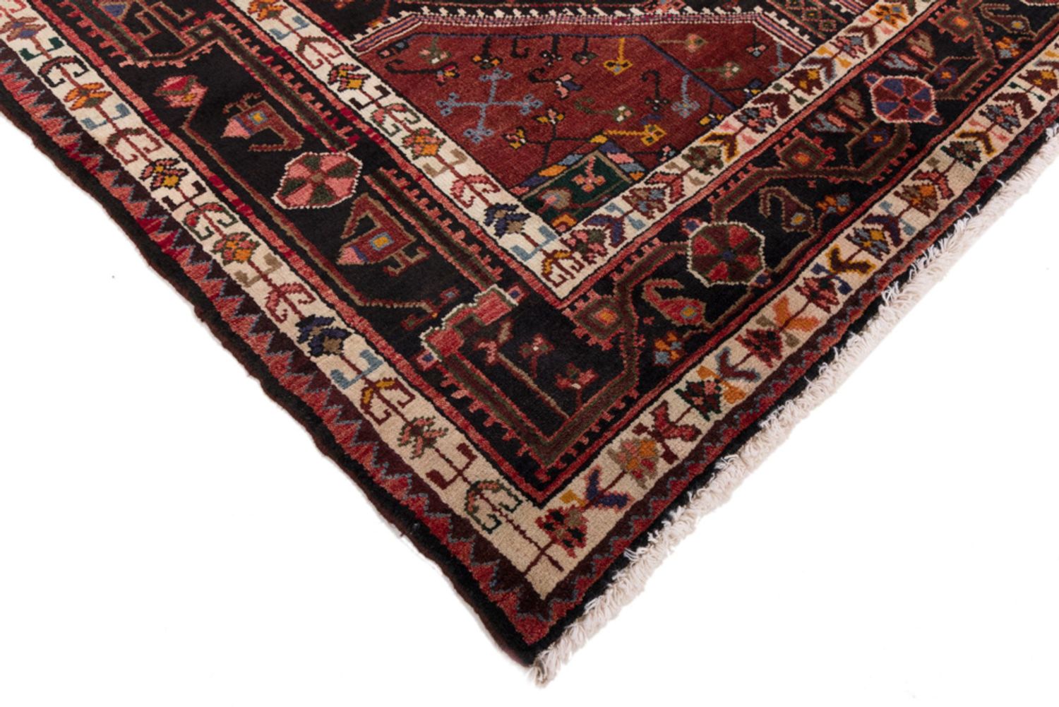 Persisk teppe - Nomadisk - 225 x 145 cm - mørk rød