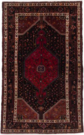 Persisk teppe - Nomadisk - 225 x 145 cm - mørk rød