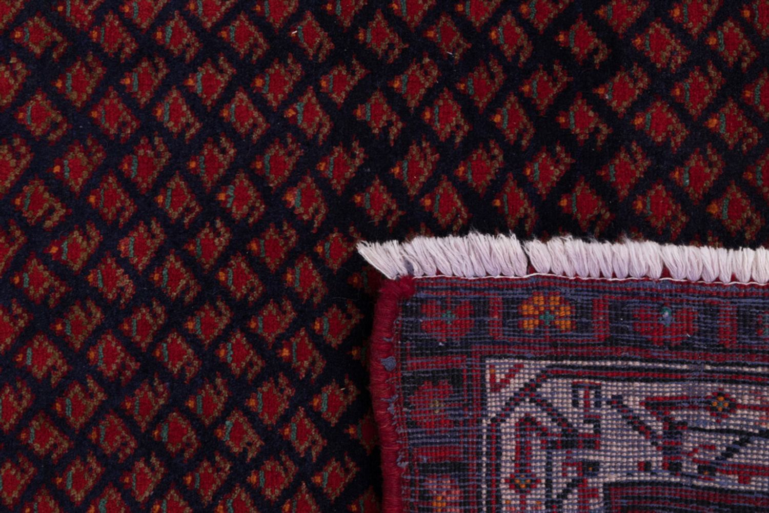 Alfombra persa - Nómada - 215 x 138 cm - rojo oscuro