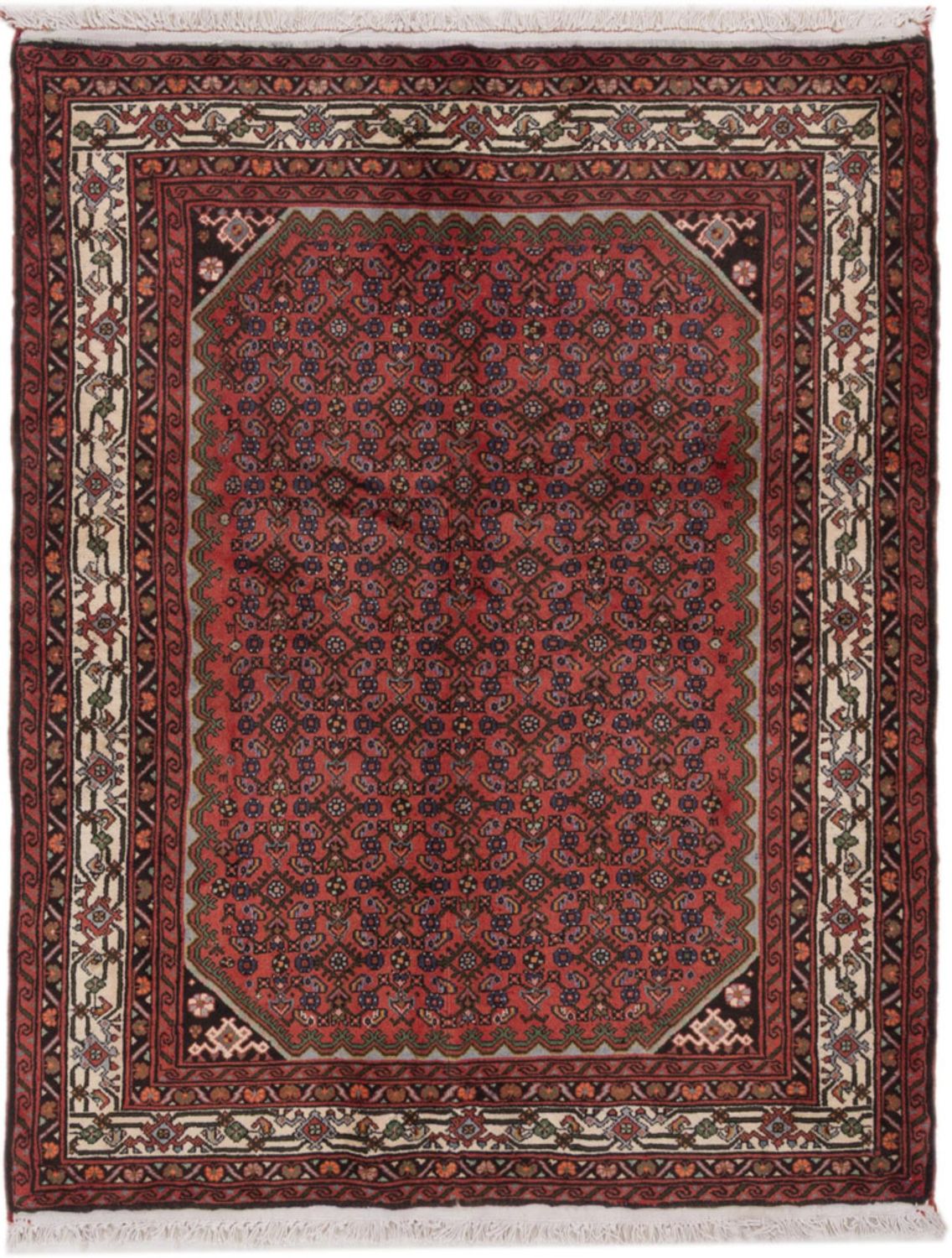 Alfombra persa - Nómada - 190 x 147 cm - óxido