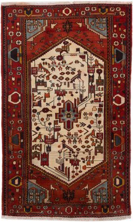 Perský koberec - Nomádský - 200 x 122 cm - béžová