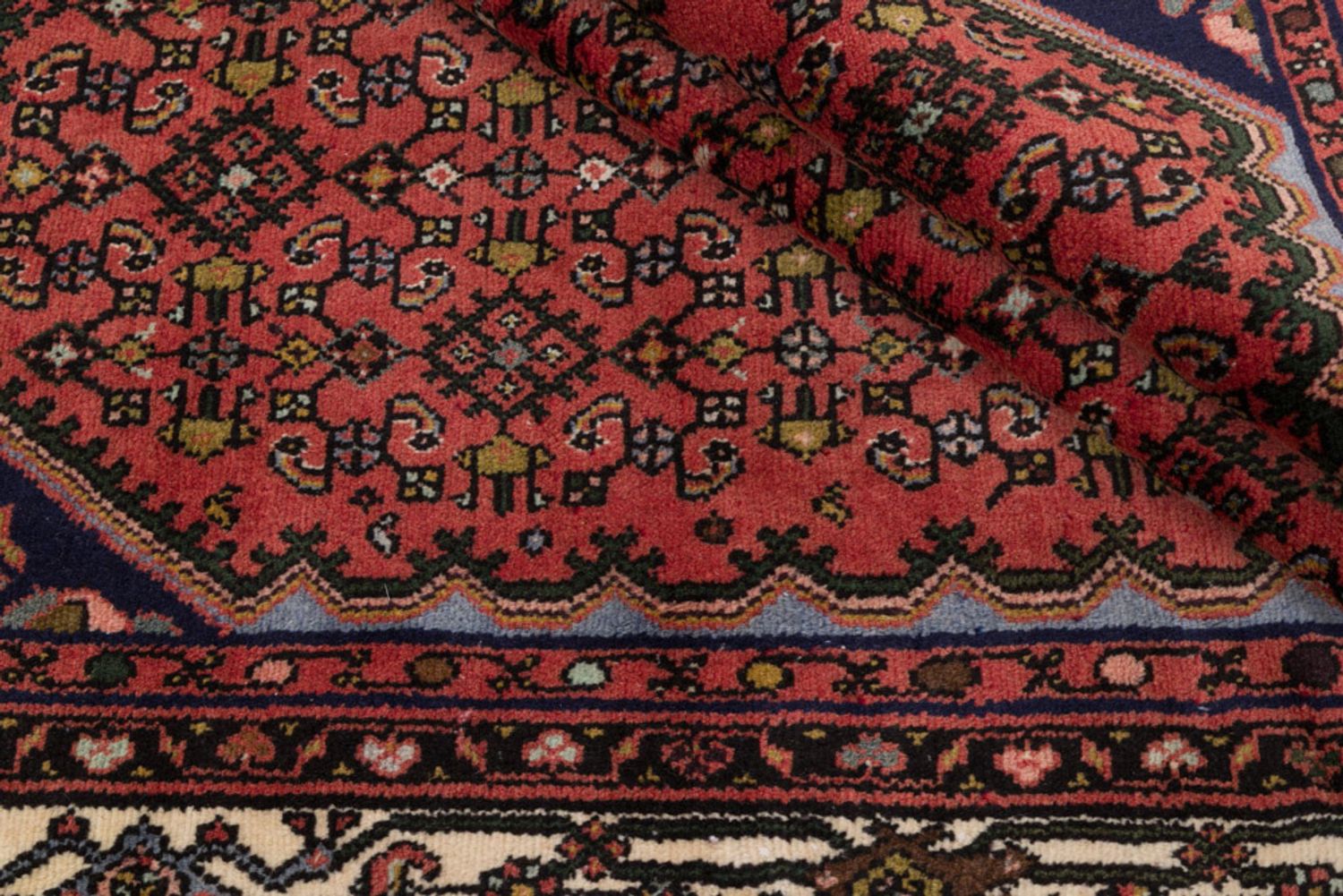 Alfombra persa - Nómada - 185 x 145 cm - óxido