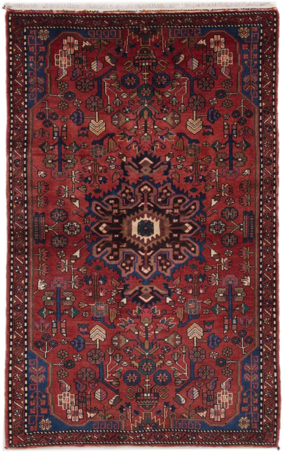 Alfombra persa - Nómada - 180 x 115 cm - rojo