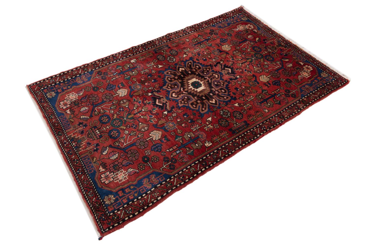 Alfombra persa - Nómada - 180 x 115 cm - rojo