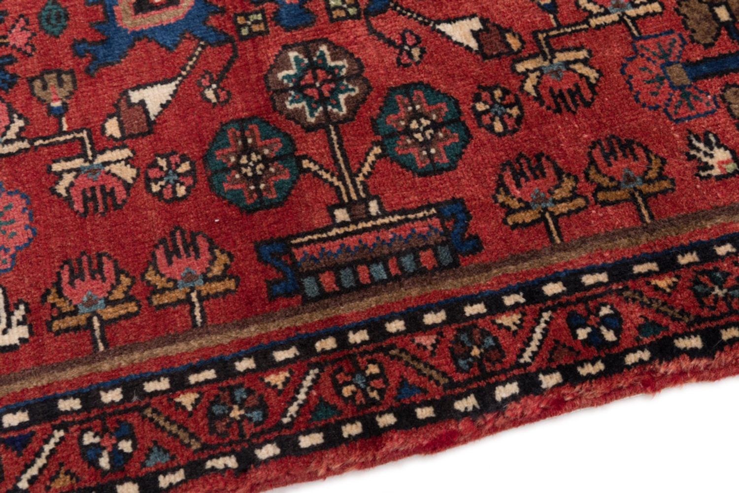 Alfombra persa - Nómada - 180 x 115 cm - rojo