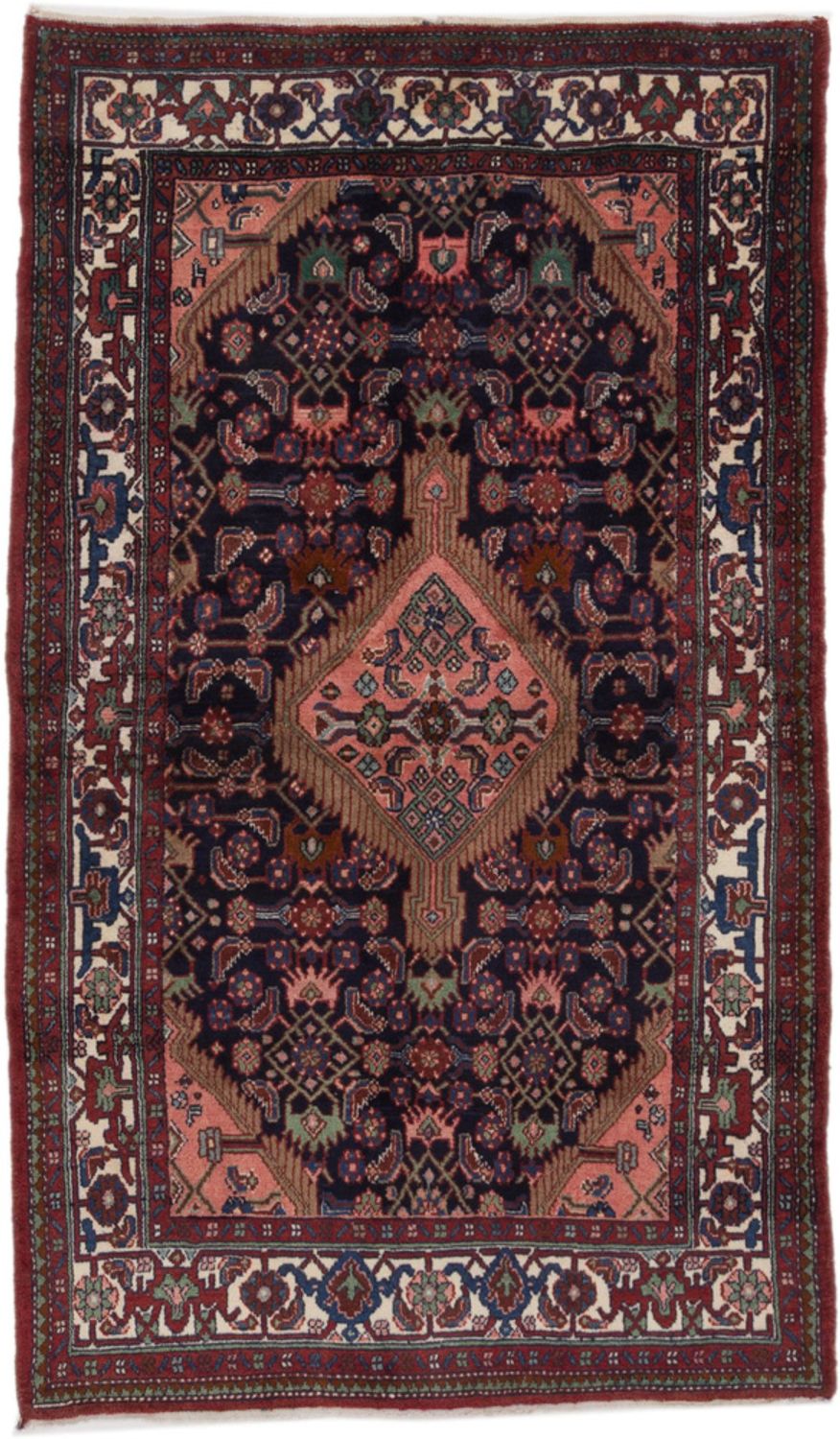 Alfombra persa - Nómada - 230 x 140 cm - azul oscuro