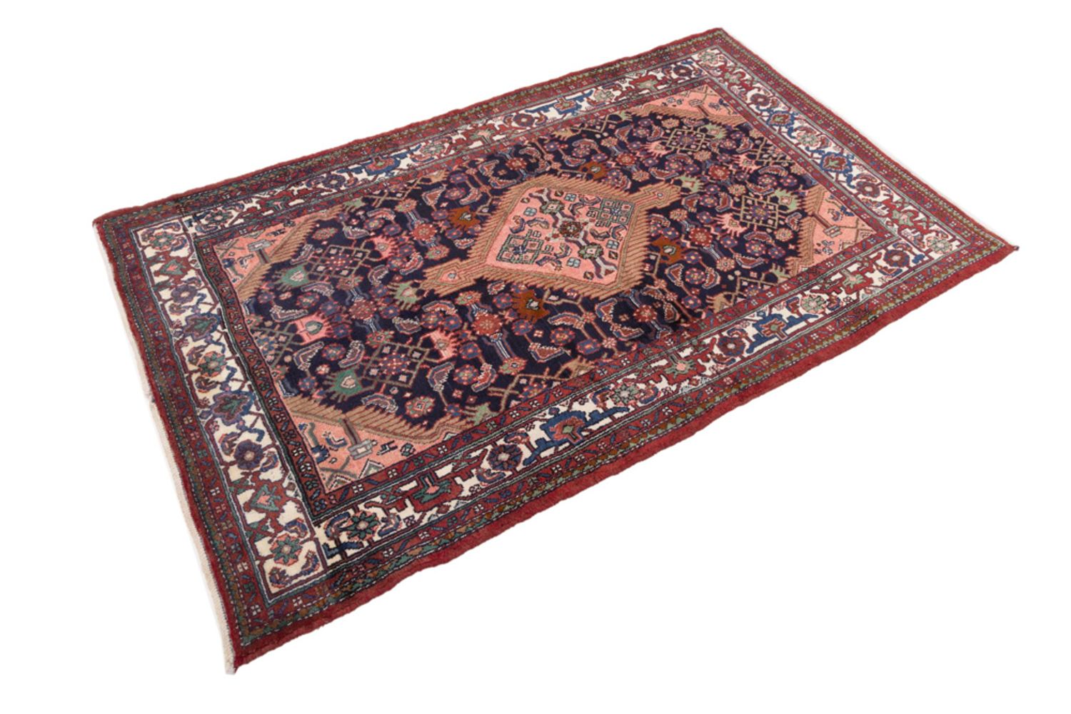 Alfombra persa - Nómada - 230 x 140 cm - azul oscuro