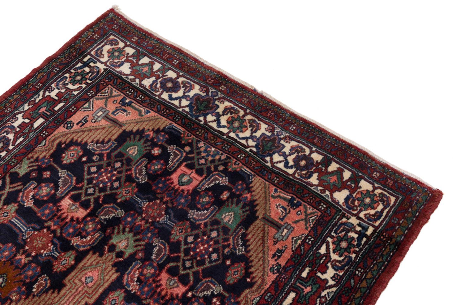 Alfombra persa - Nómada - 230 x 140 cm - azul oscuro