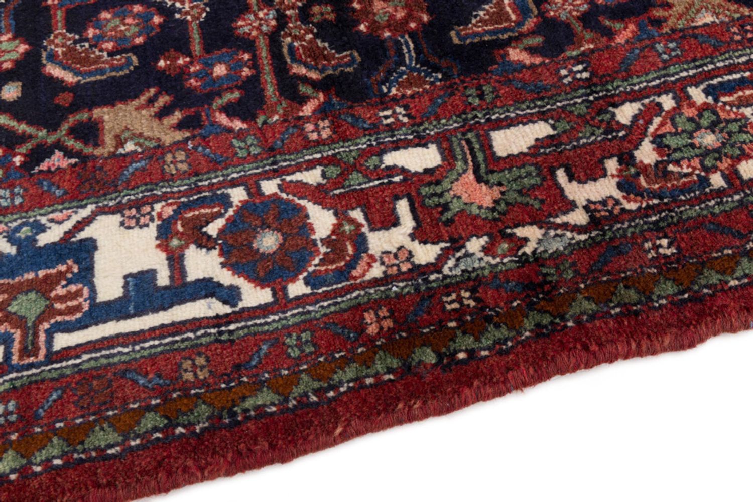 Alfombra persa - Nómada - 230 x 140 cm - azul oscuro