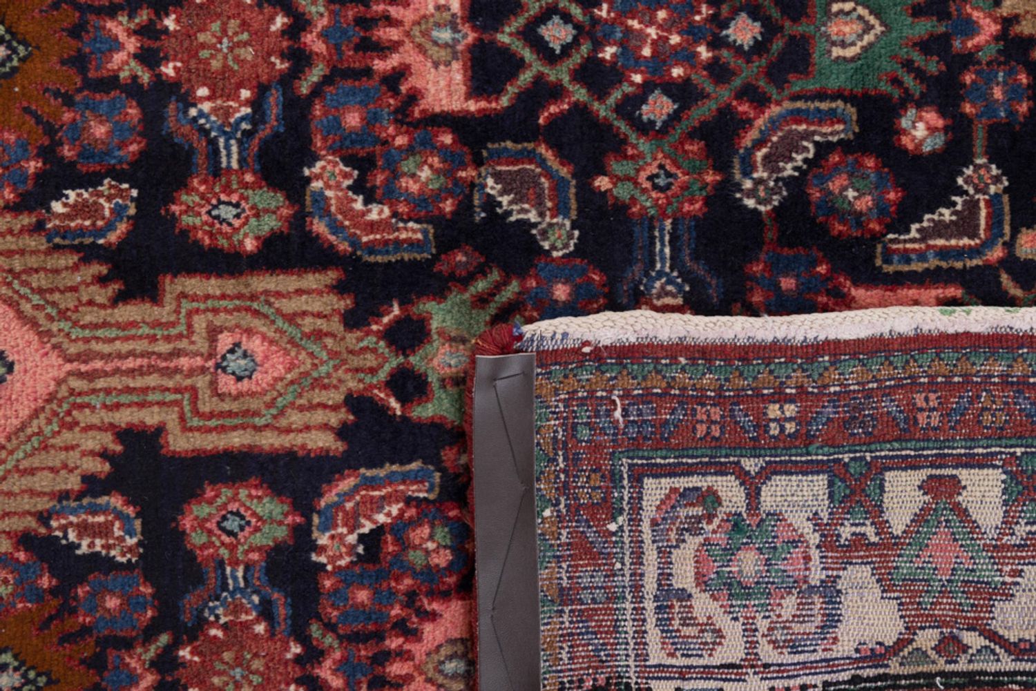 Alfombra persa - Nómada - 230 x 140 cm - azul oscuro