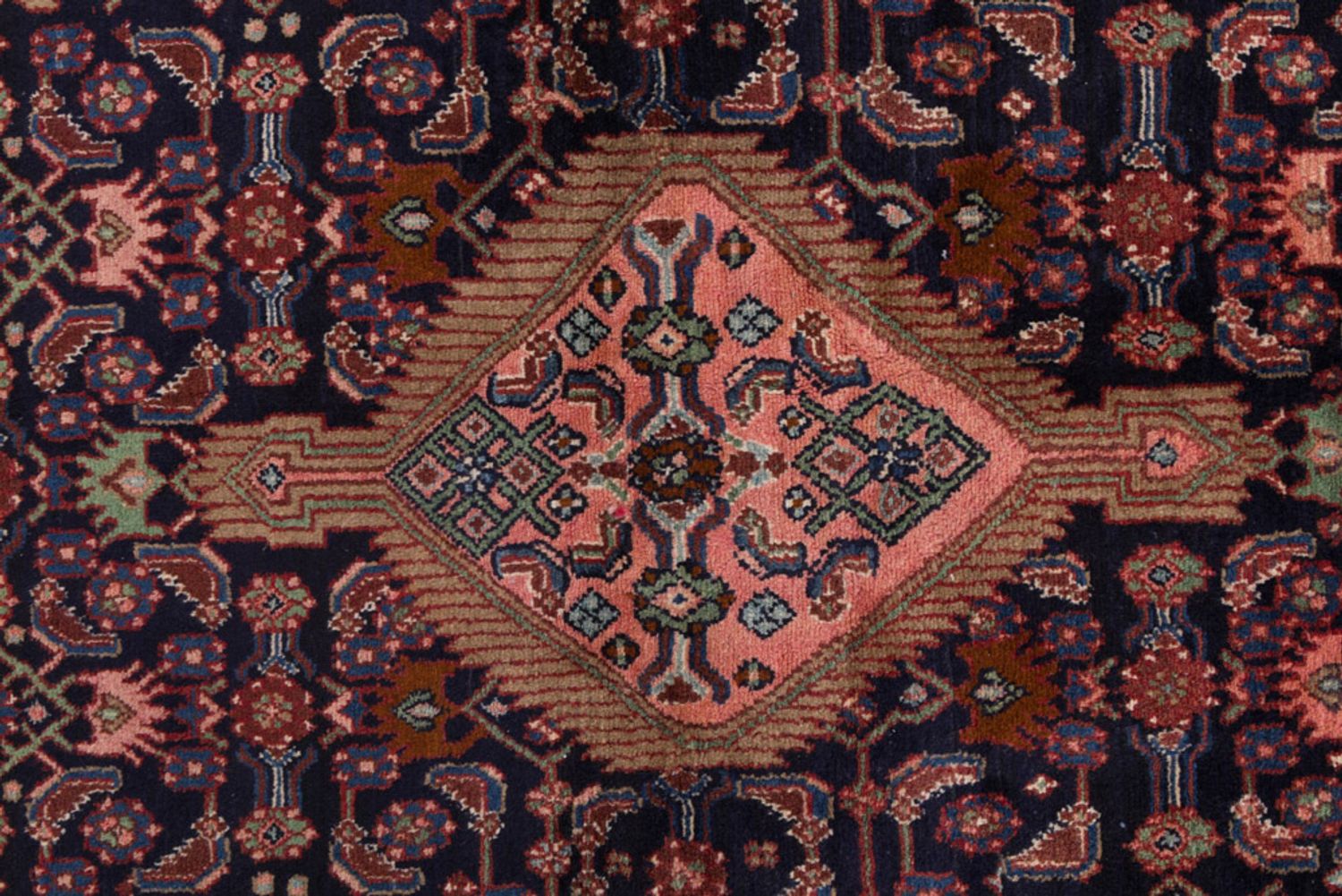 Alfombra persa - Nómada - 230 x 140 cm - azul oscuro