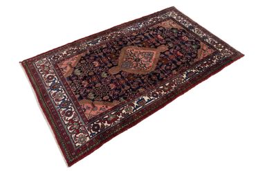 Alfombra persa - Nómada - 230 x 140 cm - azul oscuro