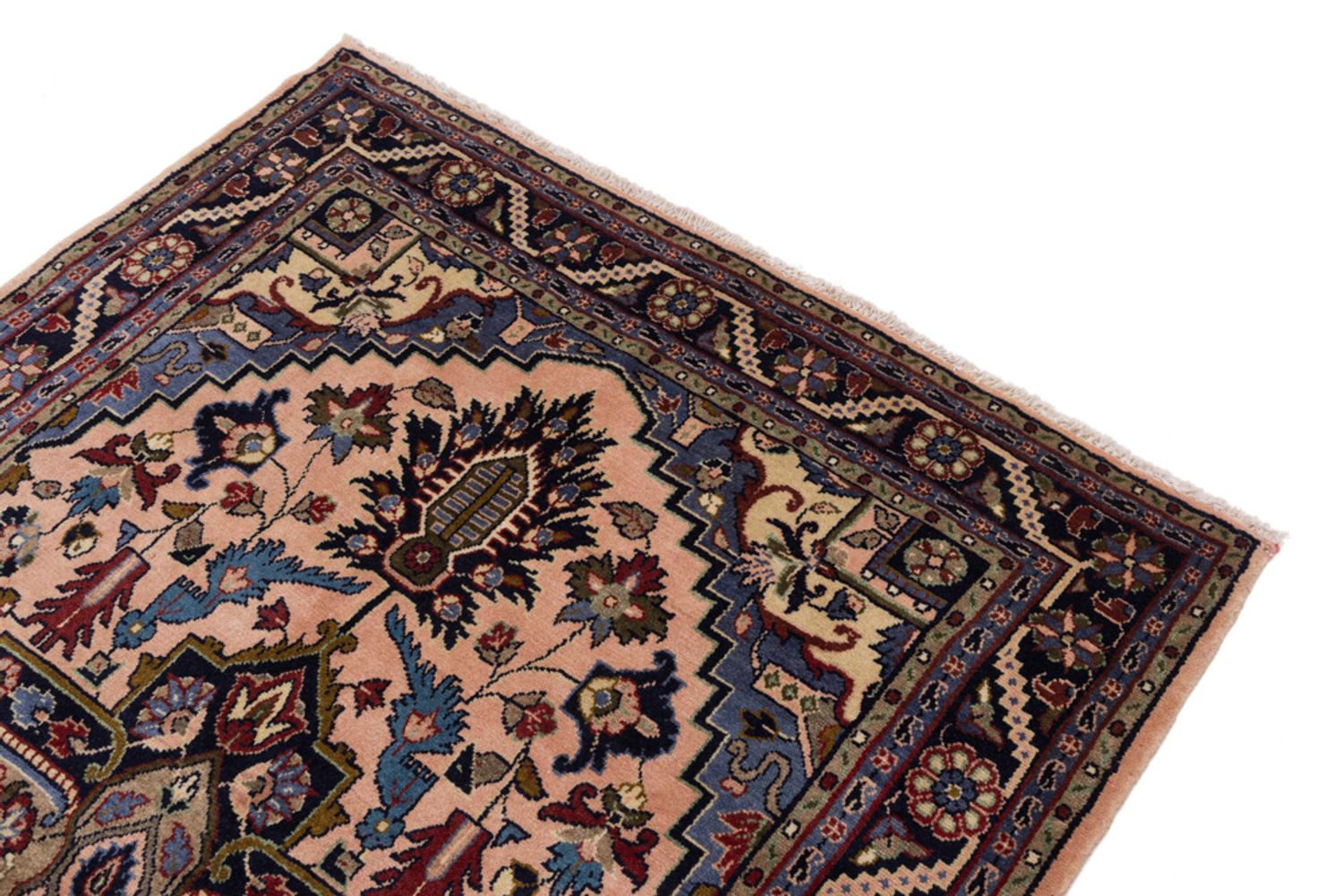 Persisk teppe - Nomadisk - 195 x 135 cm - lys rød