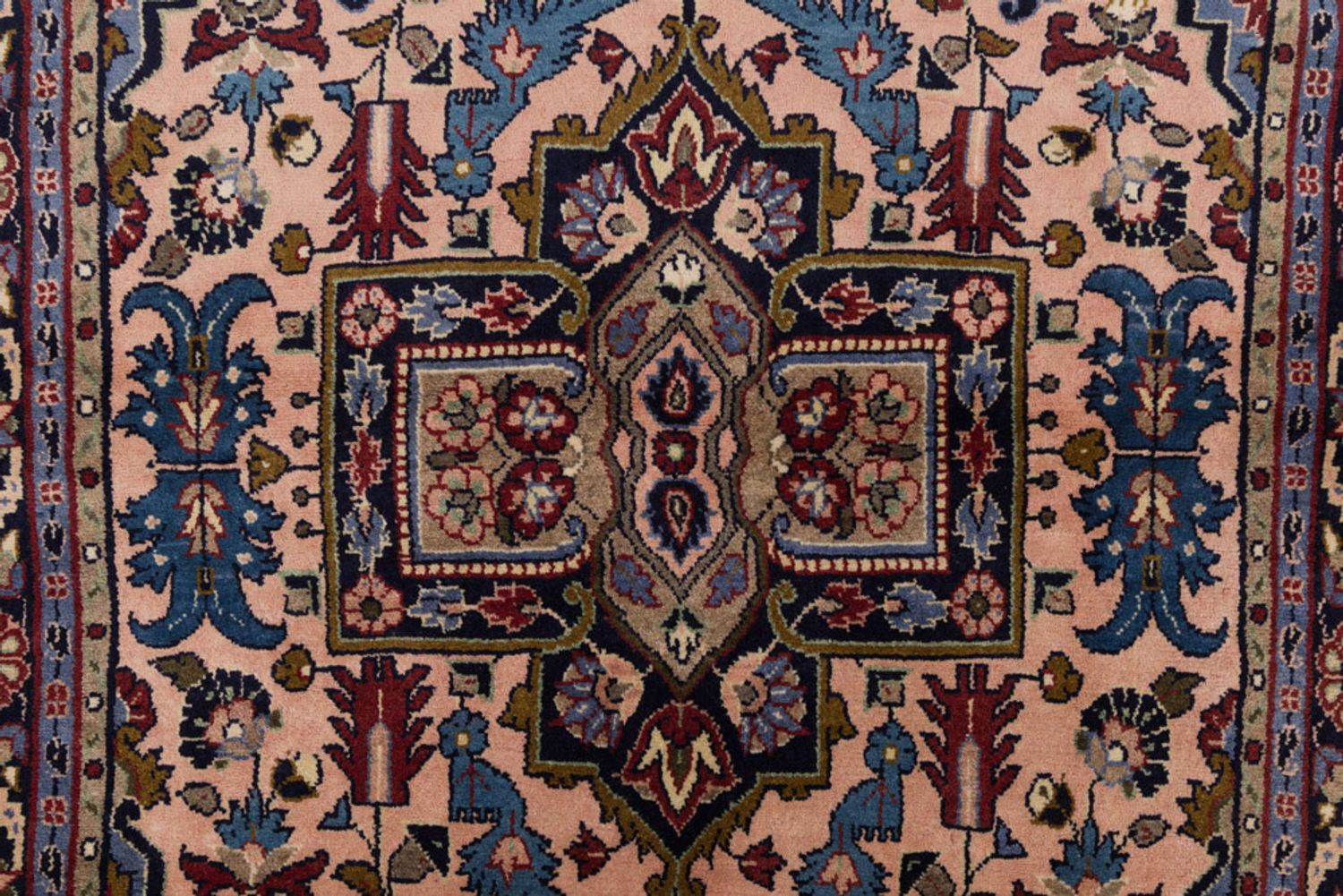 Persisk teppe - Nomadisk - 195 x 135 cm - lys rød