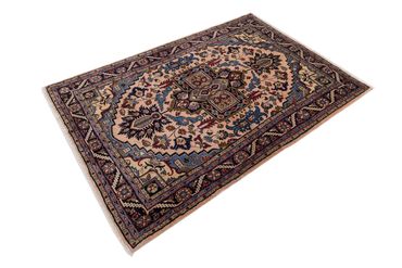 Persisk teppe - Nomadisk - 195 x 135 cm - lys rød