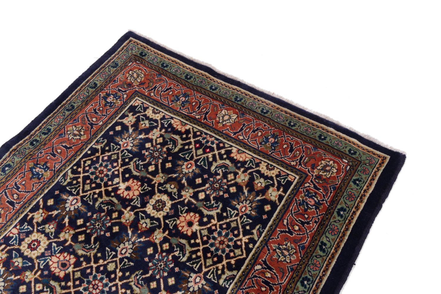 Perský koberec - Nomádský - 255 x 136 cm - tmavě modrá