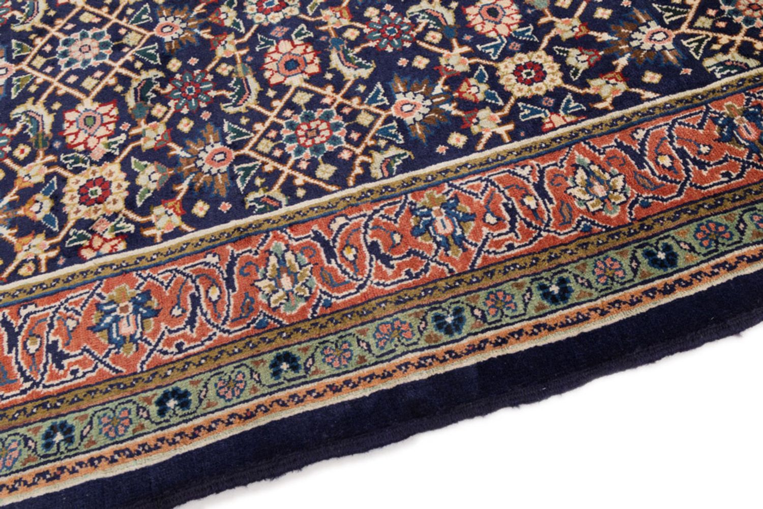 Perský koberec - Nomádský - 255 x 136 cm - tmavě modrá