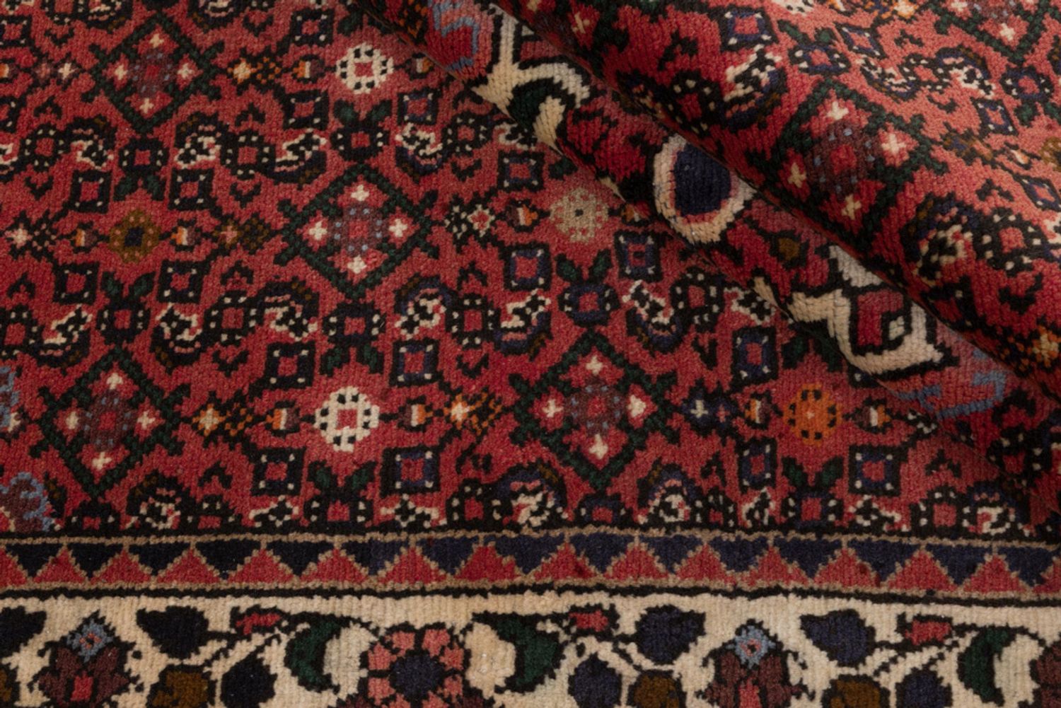 Persisk teppe - Nomadisk - 205 x 150 cm - rød