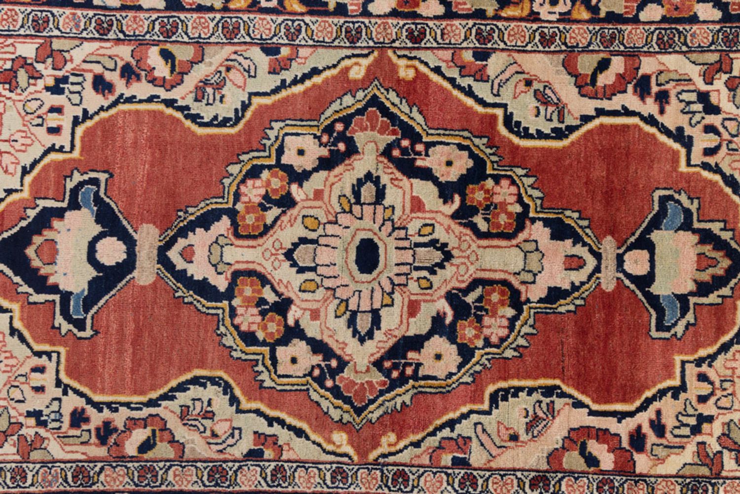 Alfombra persa - Nómada - 220 x 147 cm - rojo claro