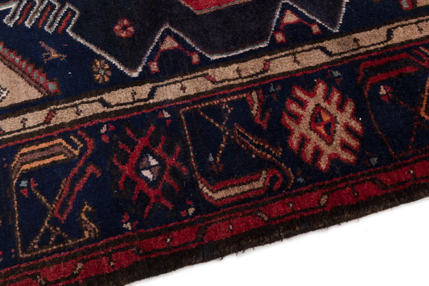 Alfombra persa - Nómada - 210 x 140 cm - multicolor