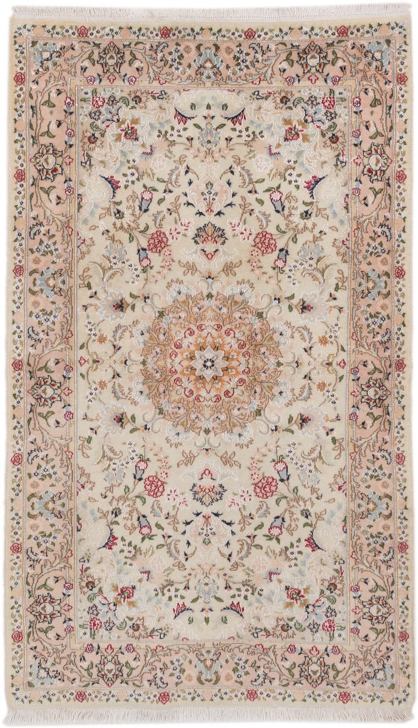 Alfombra Persa - Tabriz - Real - 201 x 120 cm - crema