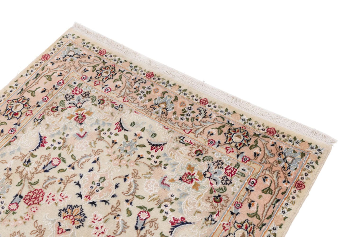 Alfombra Persa - Tabriz - Real - 201 x 120 cm - crema