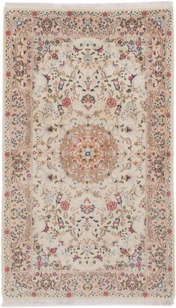 Alfombra Persa - Tabriz - Real - 201 x 120 cm - crema