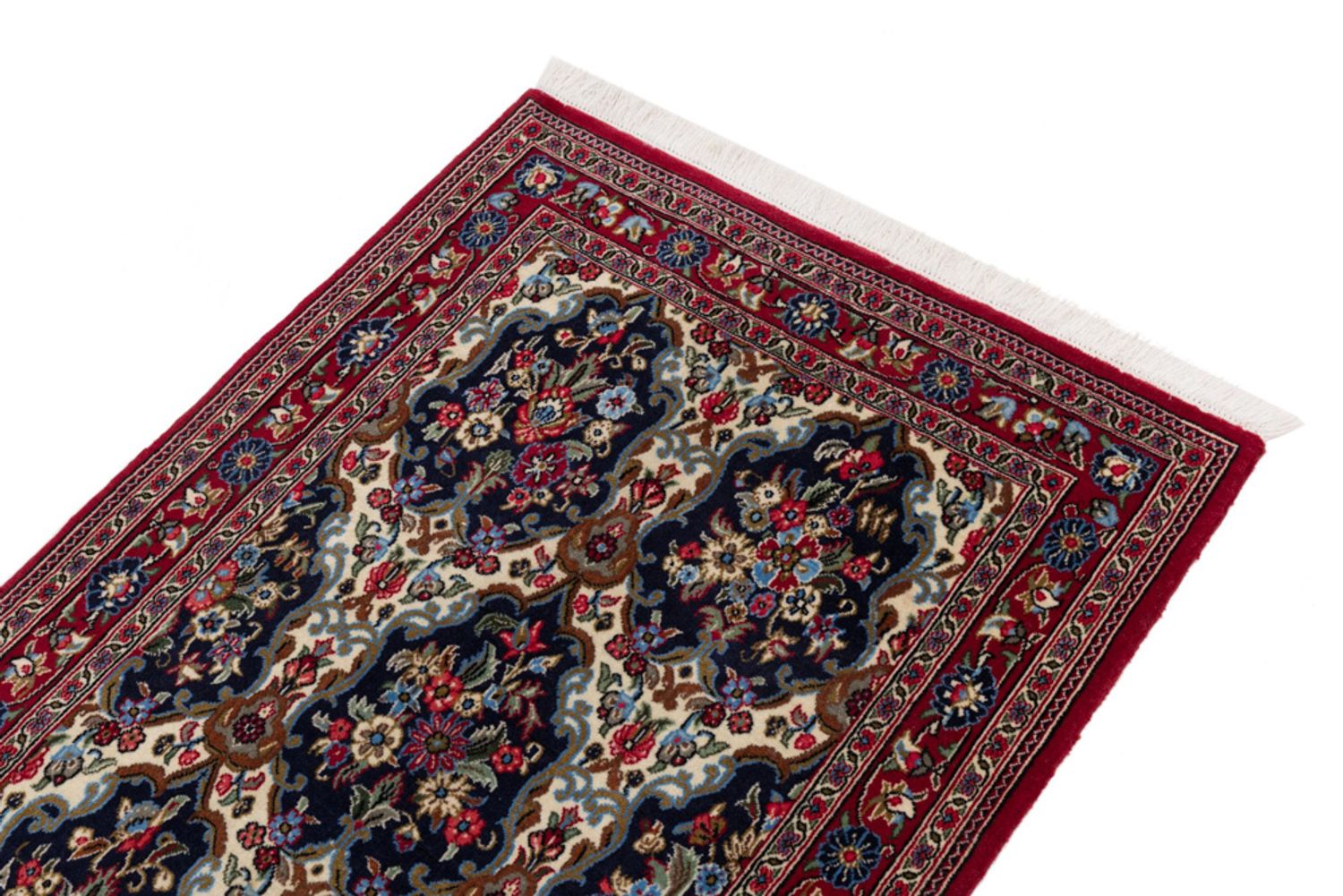 Alfombra de pasillo Alfombra persa - Ghom - 200 x 52 cm - multicolor