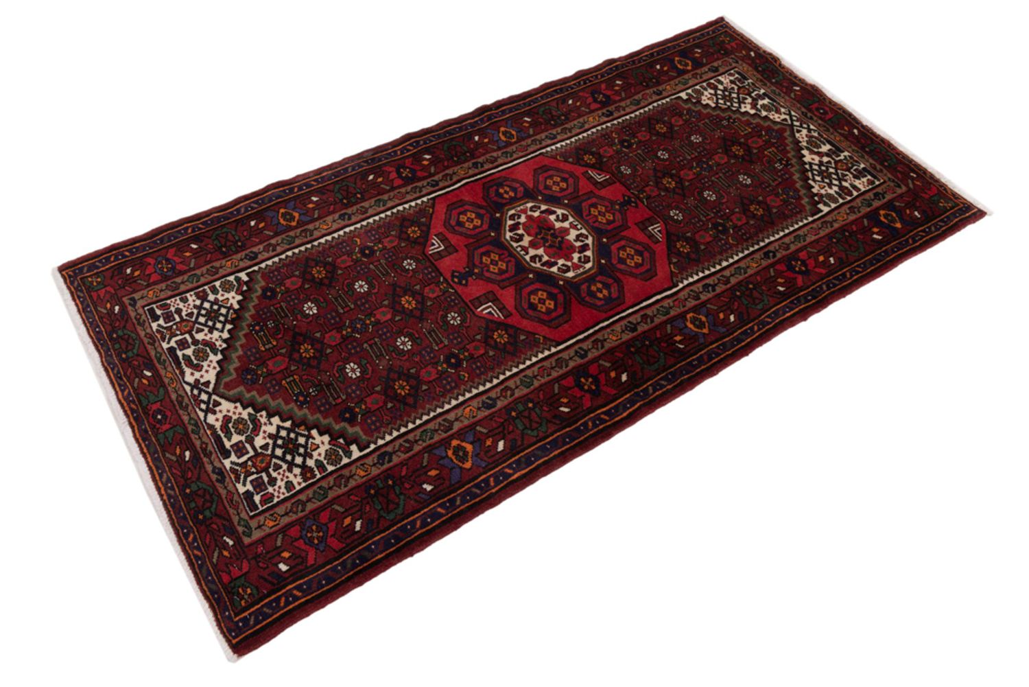 Runner Perský koberec - Nomádský - 205 x 100 cm - vícebarevné