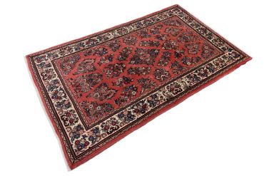 Persisk teppe - klassisk - 215 x 135 cm - lys rød