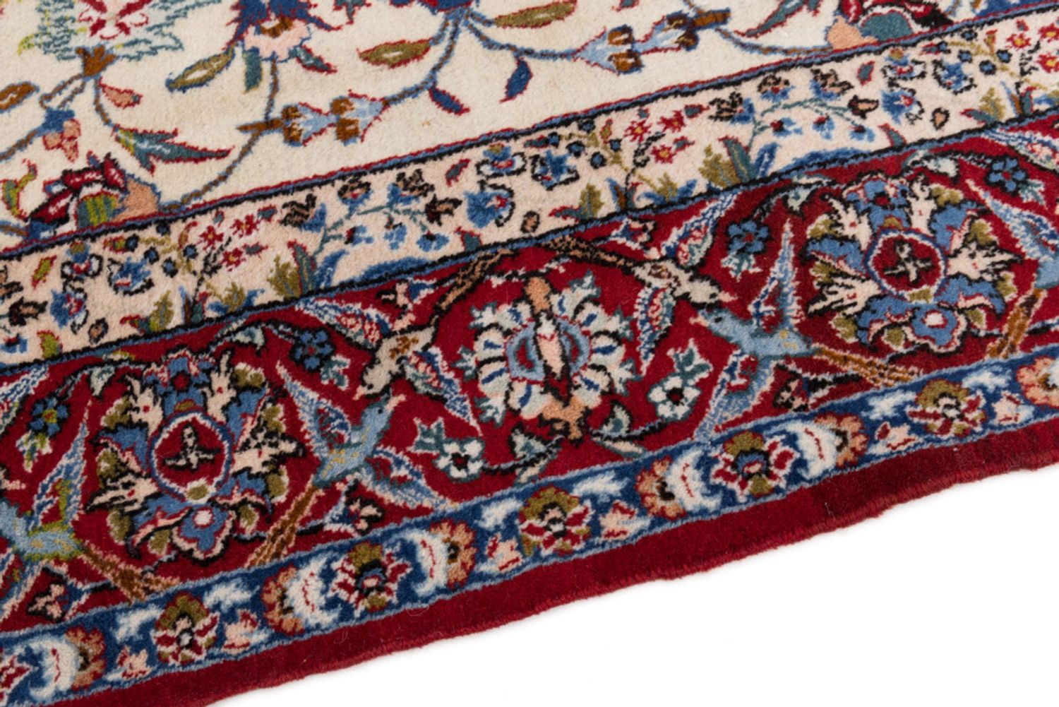 Perský koberec - Isfahán - Premium - 207 x 148 cm - krémová